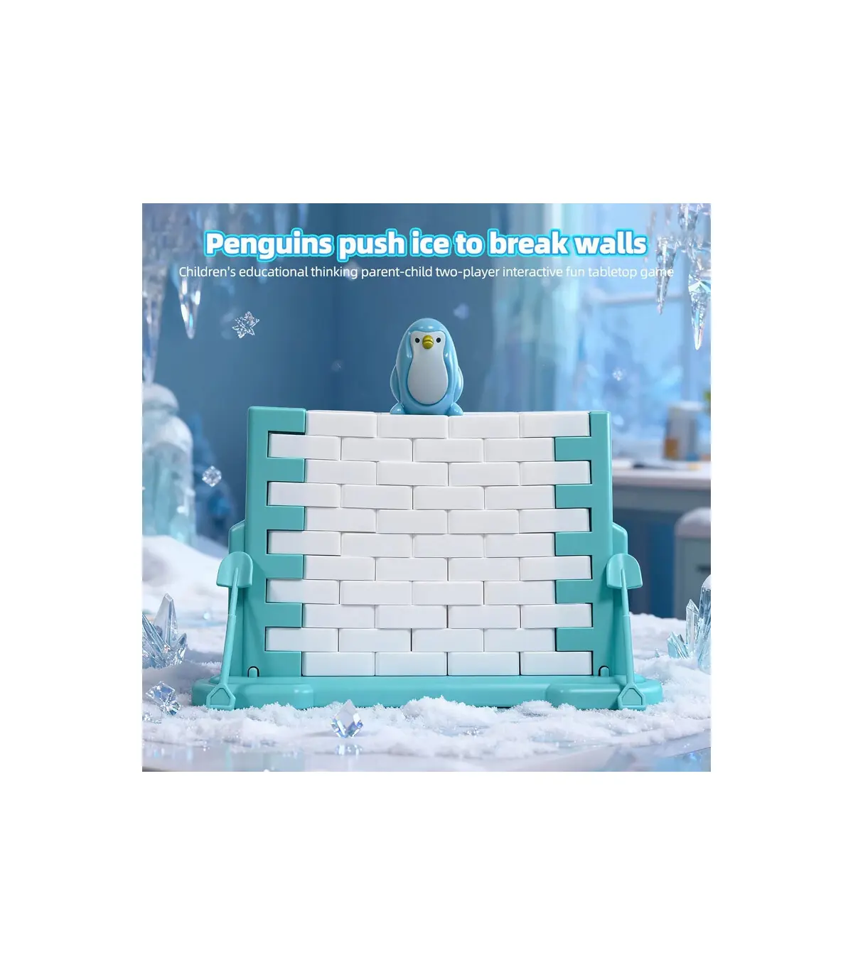 [1 Set] Sauver le jeu de pingouin, jouet d\'interaction Parent-enfant, bloc de glace, Puzzle, je