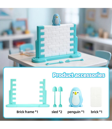 [1 Set] Sauver le jeu de pingouin, jouet d\'interaction Parent-enfant, bloc de glace, Puzzle, je