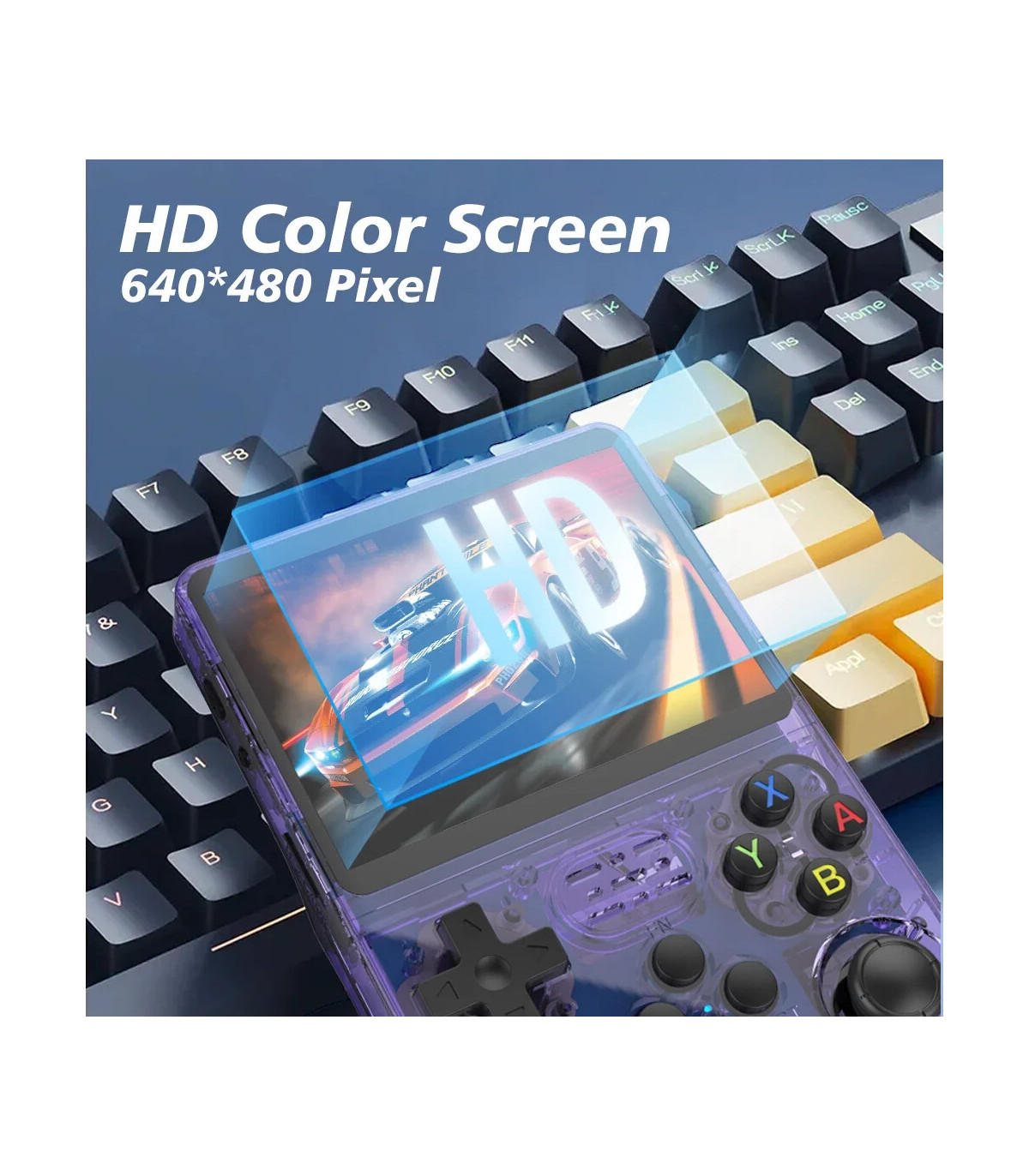 Console portable R36S 64G finition verte