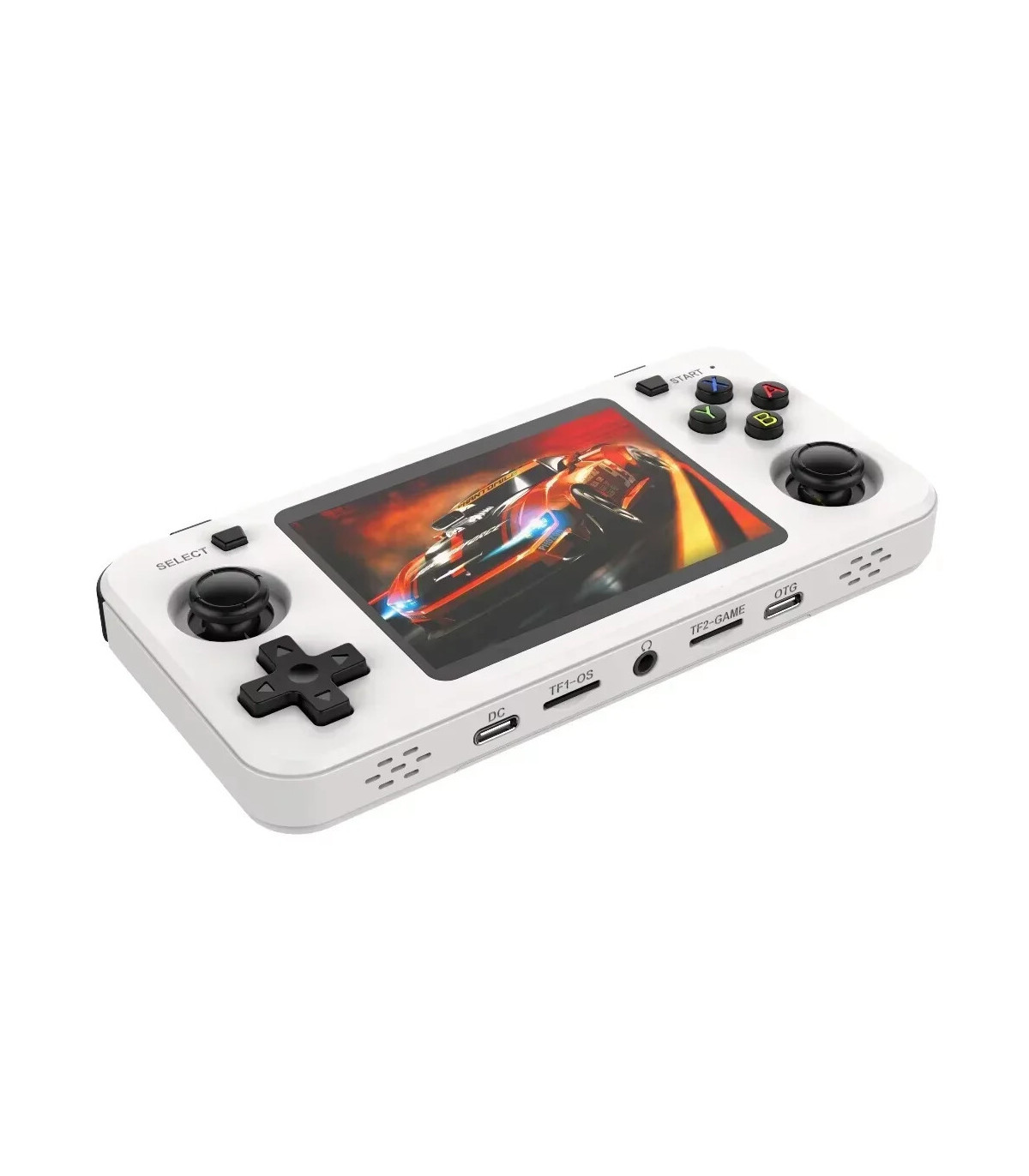 [R36H White 64G] Console de jeu vidéo Portable R36S/ R36H, système Linux, écran IPS de 3.5 pouc
