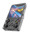 [R36S PLUS Black 64G] Consola de Videojuegos Portátil R36S/ R36H, sistema Linux, pantalla IPS de 3.5