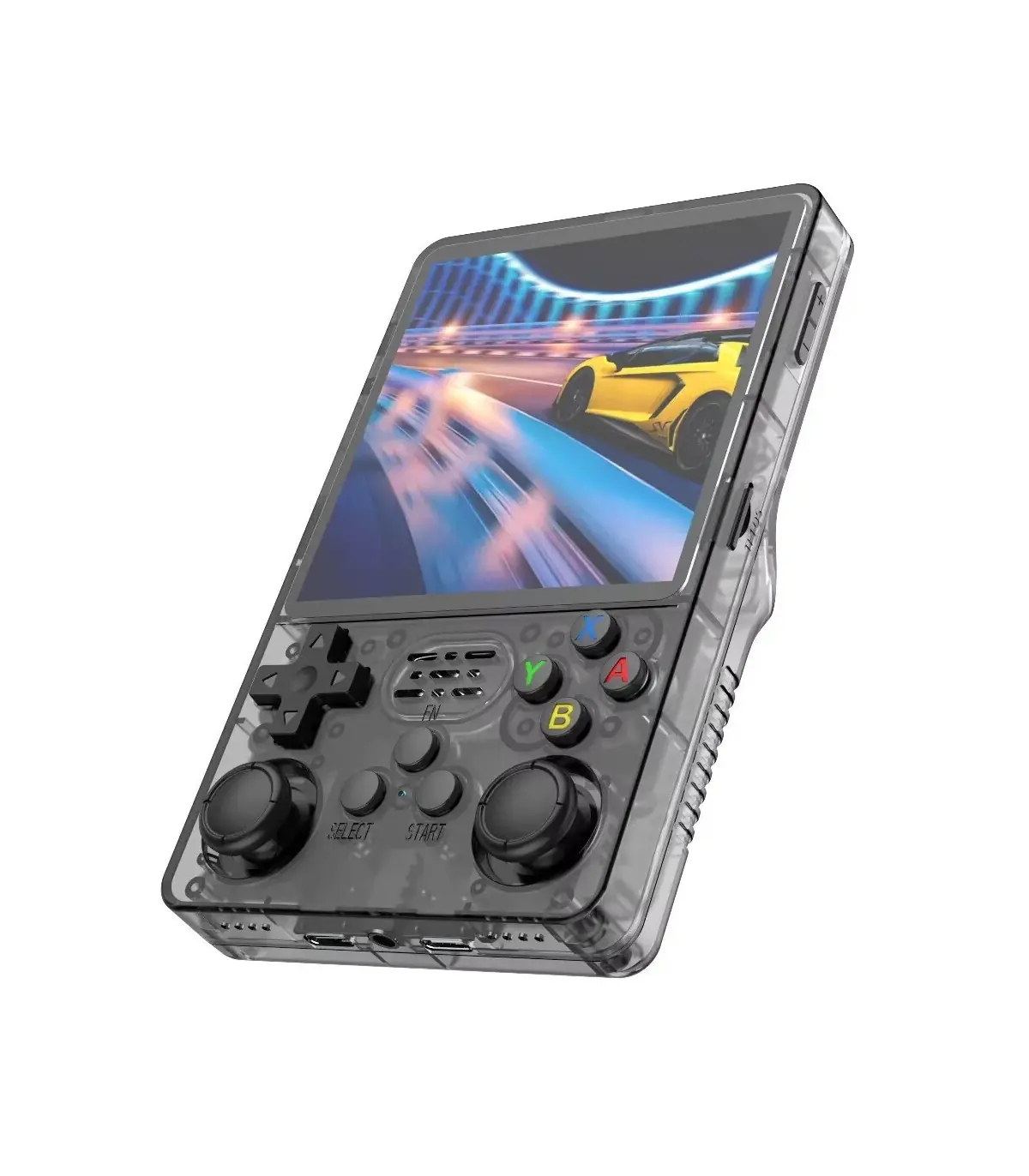 [R36S PLUS Black 64G] Console de jeu vidéo Portable R36S/ R36H, système Linux, écran IPS de 3.5