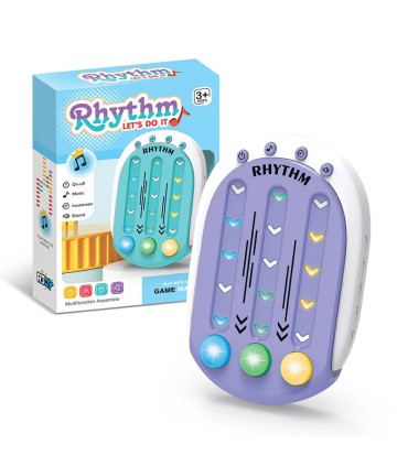 [Small purple] Machine de jeu de puzzle de musique électronique, poches Montessori, jouet de vo