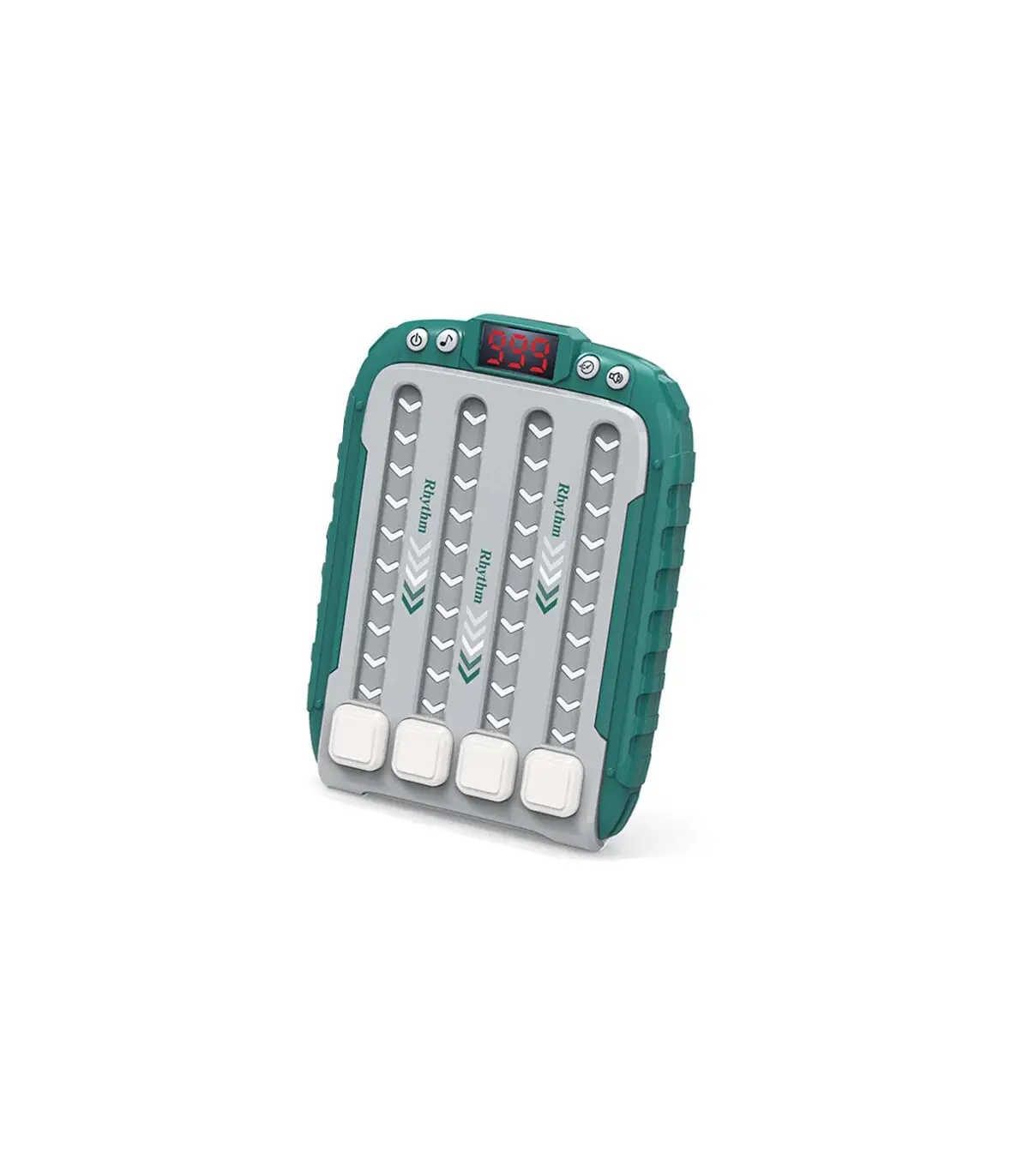 [Big green] Machine de jeu de puzzle de musique électronique, poches Montessori, jouet de voyag