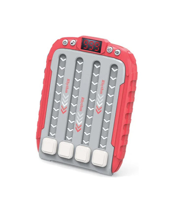 [Big pink] Machine de jeu de puzzle de musique électronique, poches Montessori, jouet de voyage