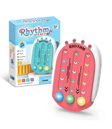 [Small pink] Machine de jeu de puzzle de musique électronique, poches Montessori, jouet de voya