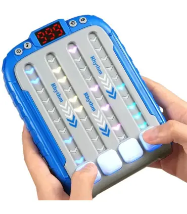 [Big blue] Machine de jeu de puzzle de musique électronique, poches Montessori, jouet de voyage