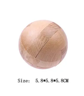Puzzle en bois Lu Ban pour enfants et adultes, jeux de cerveau, casse-tête 3D en bois, jeux d\'i