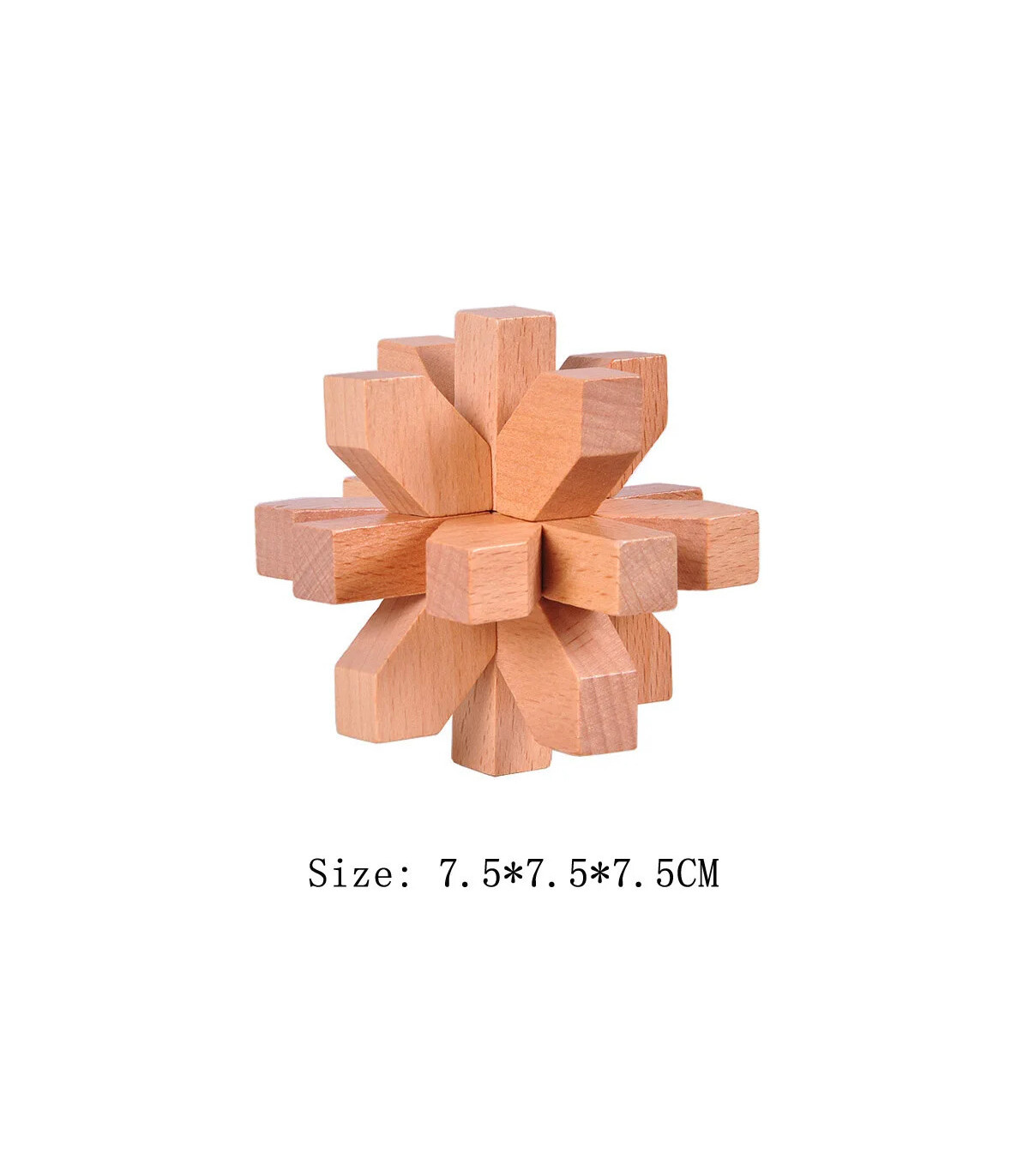 HP060- Puzzle en bois Lu Ban jeu de casse-tête 3D