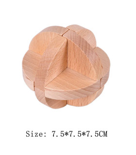 [YF065-030] Puzzle en bois Lu Ban, jeux de cerveau, jeux IQ pour enfants et adultes, Casse-tête