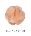 [YF065-030] Rompecabezas de madera Lu Ban, juegos de cerebro, juegos de IQ para niños y adultos, Puzzles