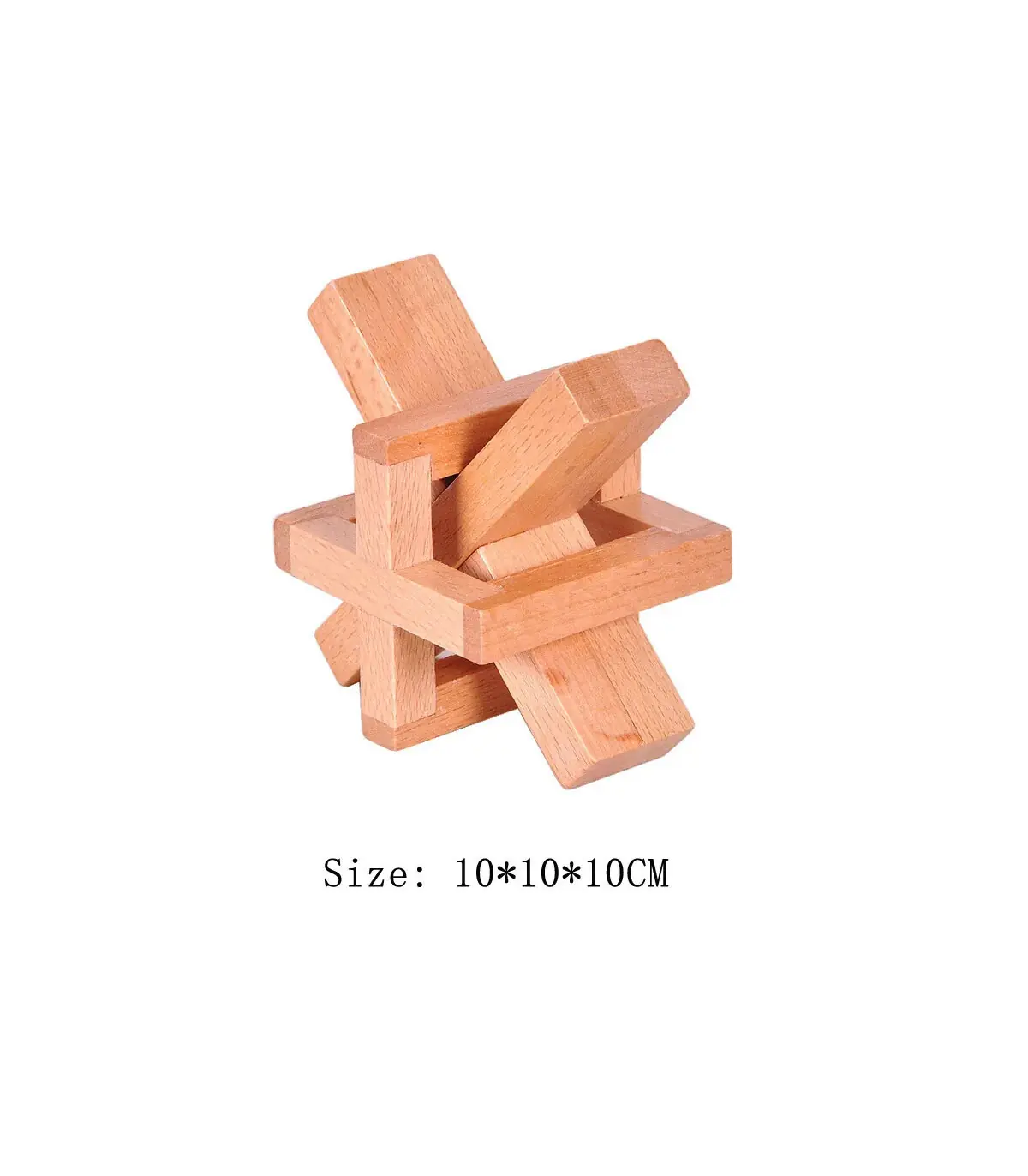 [UG060-040] Puzzle en bois Lu Ban jouets cerveau jeux IQ pour enfants et adultes Casse-tête Rom