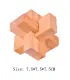 [MN055-030] Puzzle en bois Lu Ban jouets cerveau jeux IQ pour enfants et adultes Casse-tête Rom