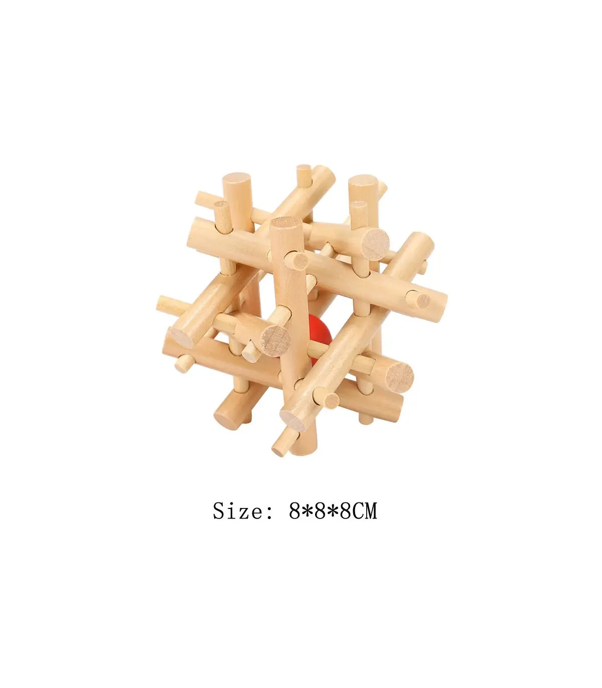 [YB055-035] Puzzle en bois Lu Ban jeux de cerveau pour enfants et adultes Casse-tête Rompecabez