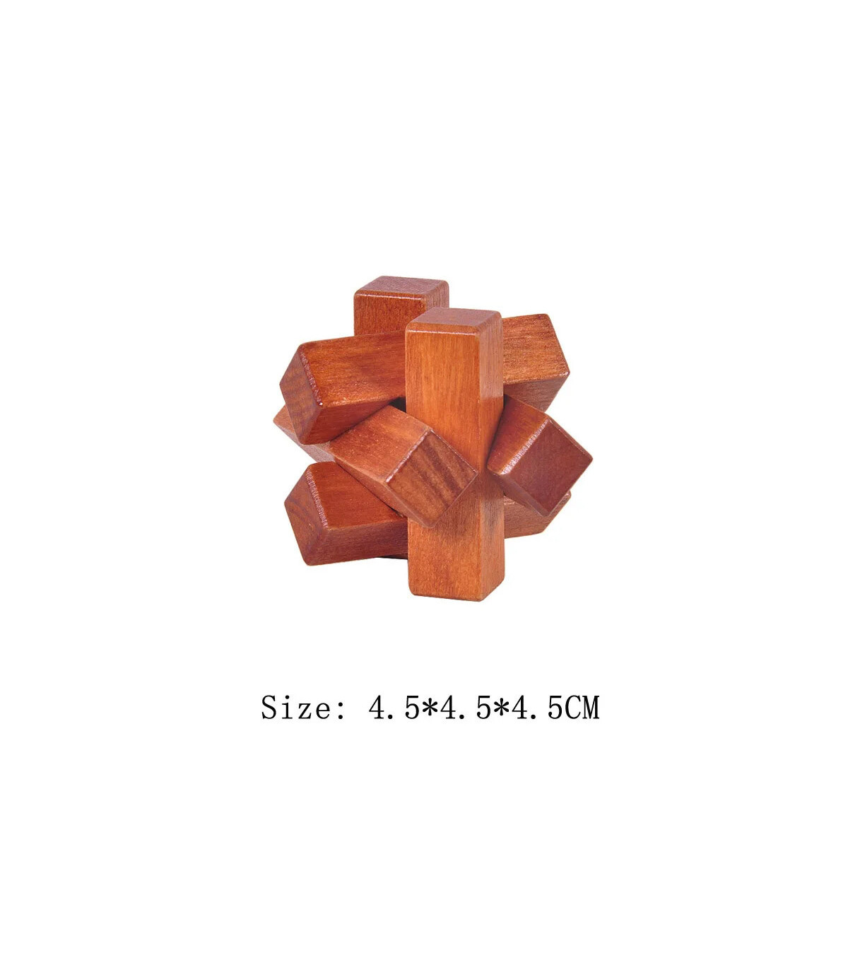 [KR025-023] Puzzle en bois Lu Ban jouets cerveau jeux IQ pour enfants et adultes Casse-Tête Rom