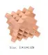 [FL120-055] Puzzle en bois Lu Ban jouets cerveau jeux IQ pour enfants et adultes Casse-tête Rom