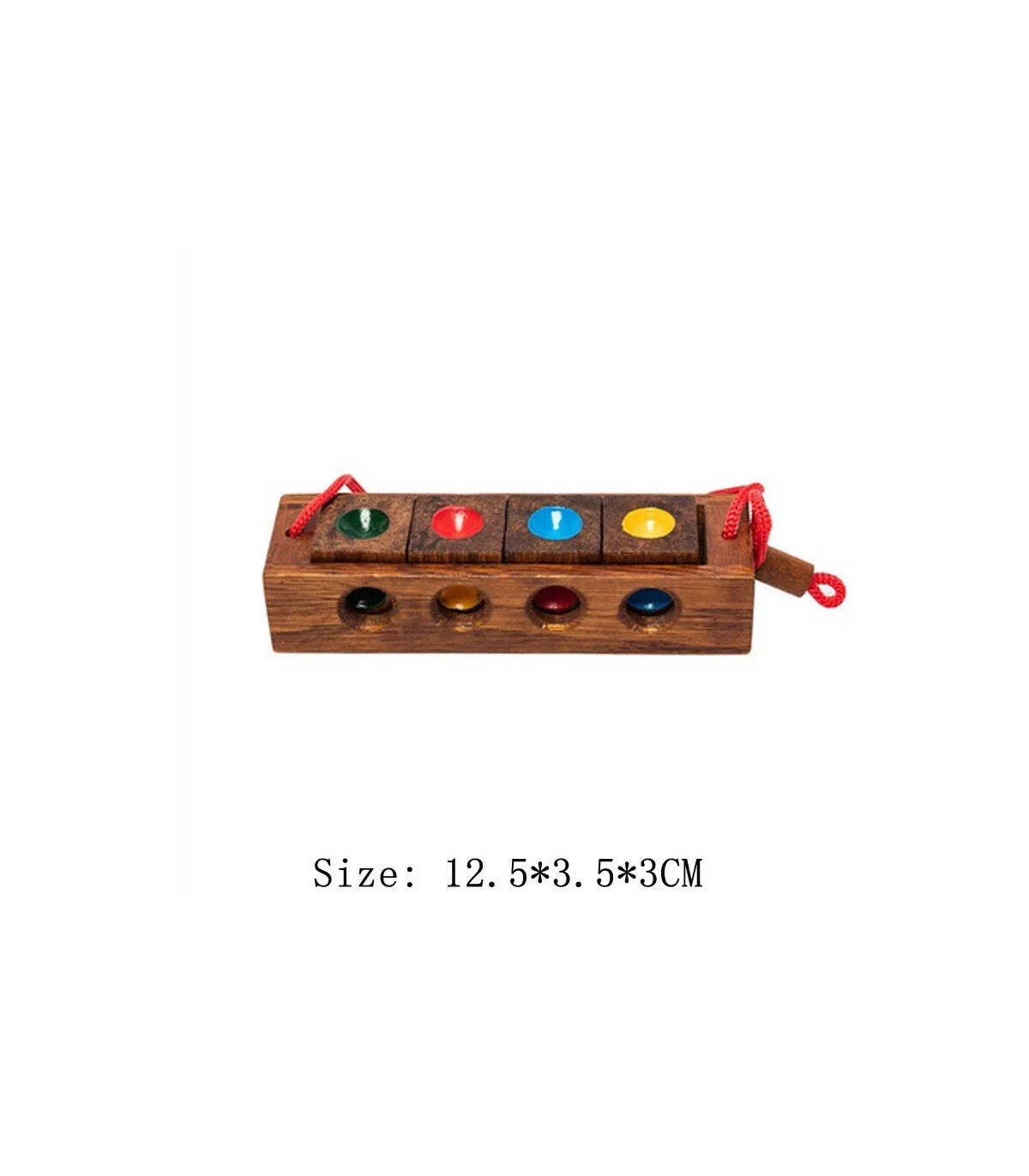 [QD065-065] Puzzle en bois Lu Ban jouets cerveau jeux IQ pour enfants et adultes Casse-tête Rom