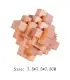 [RE065-040] Puzzle en bois Lu Ban jouets cerveau jeux IQ pour enfants et adultes Casse-tête Rom