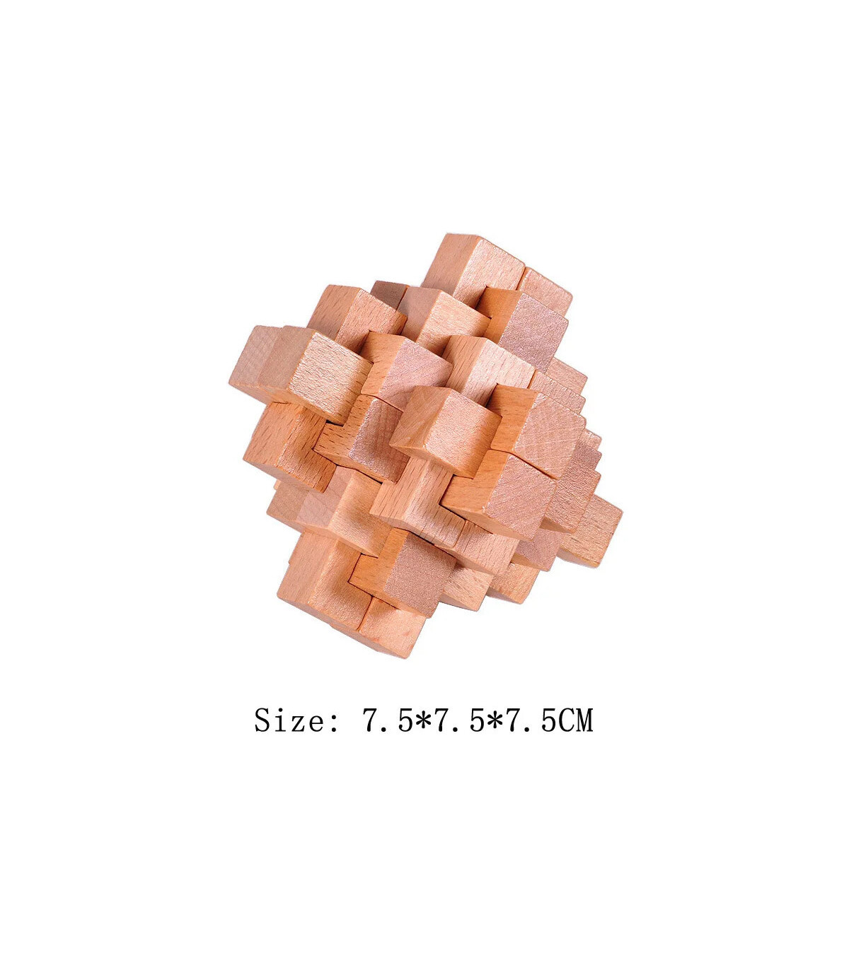 RE065- Puzzle en bois Lu Ban vue complète