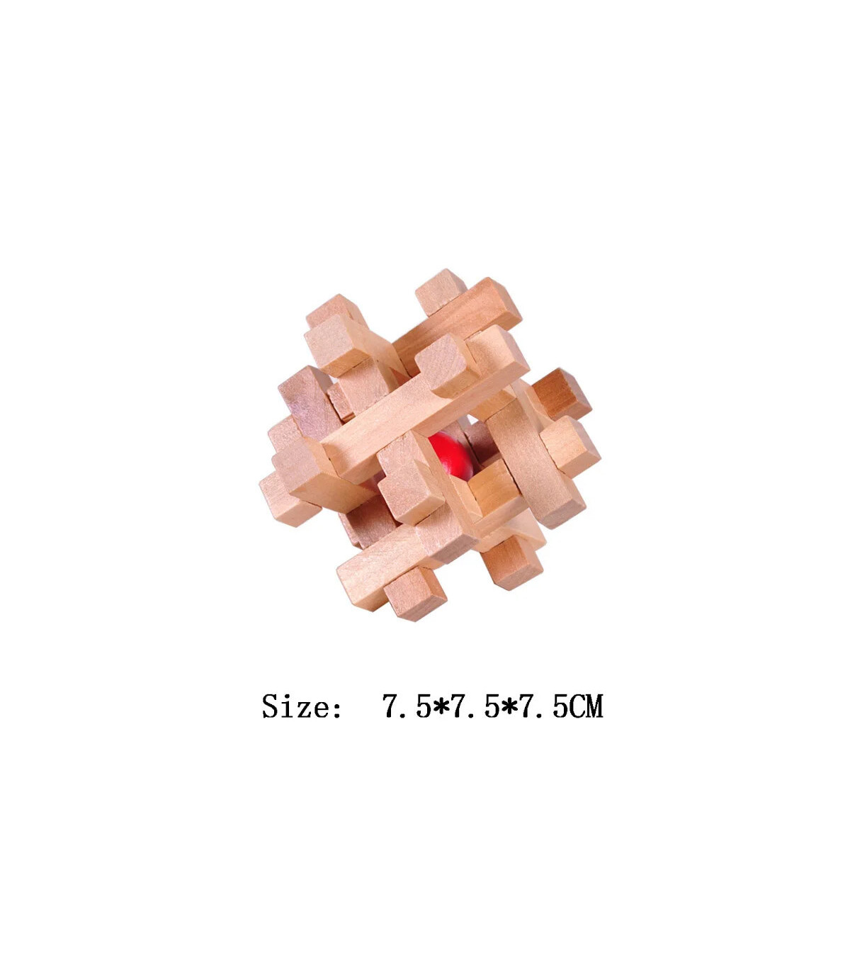 MC070- Puzzle en bois Lu Ban vue complète