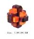 [VM080-030] Puzzle en bois Lu Ban jeux de cerveau IQ pour enfants et adultes Casse-tête Rompeca