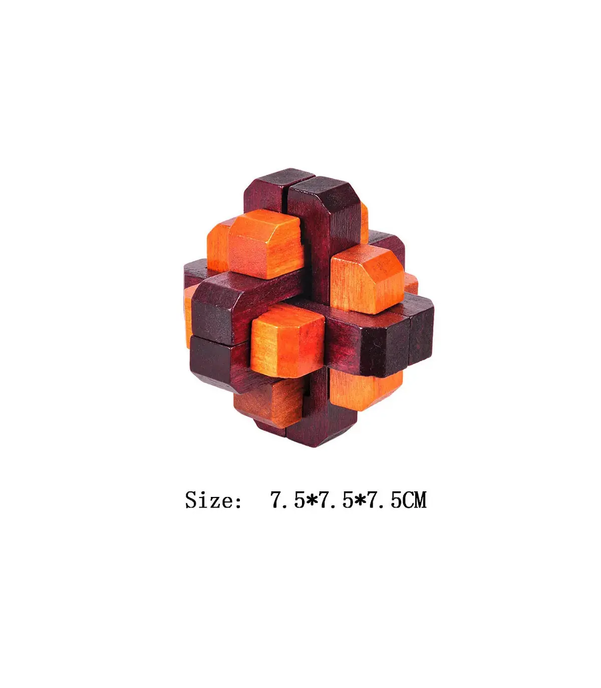 [VM080-030] Puzzle en bois Lu Ban jeux de cerveau IQ pour enfants et adultes Casse-tête Rompeca