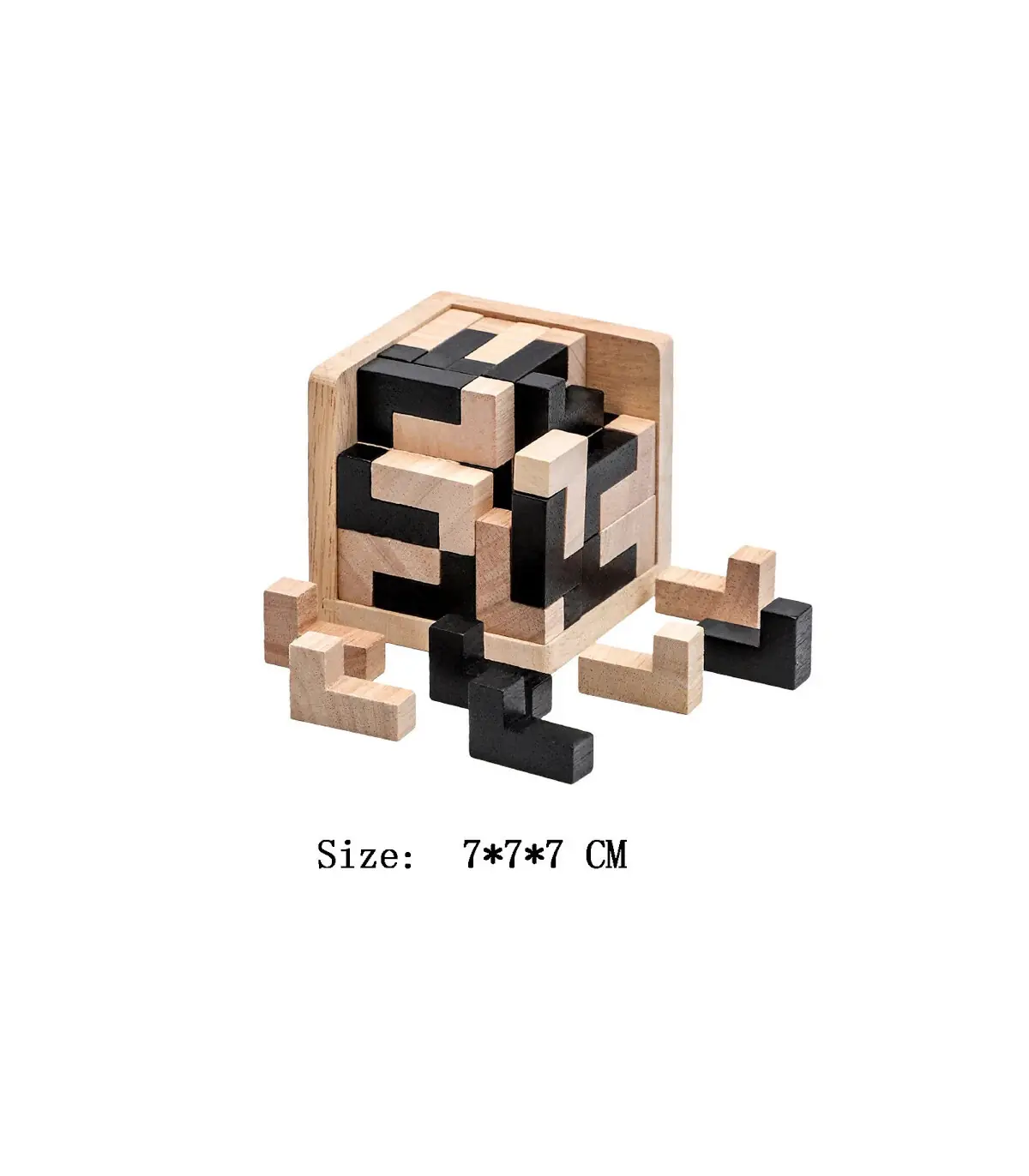 [QA230-080] Puzzle en bois Lu Ban, jeux de cerveau, pour enfants et adultes, Casse-tête Rompeca