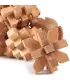 [QA230-080] Puzzle en bois Lu Ban, jeux de cerveau, pour enfants et adultes, Casse-tête Rompeca