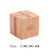 SH135- Puzzle en bois Lu Ban jeu casse-tête 3D