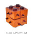 P140- Puzzle en bois Lu Ban complet avec pièces assemblées
