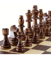 New high-end solid wood chess set of 7.8cm/3 inches, 32 pieces for a diverse game.