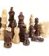 Nouveau jeu d\'échecs haut de gamme en bois massif de 7.8cm/3 pouces, 32 pièces pour jeu de dive