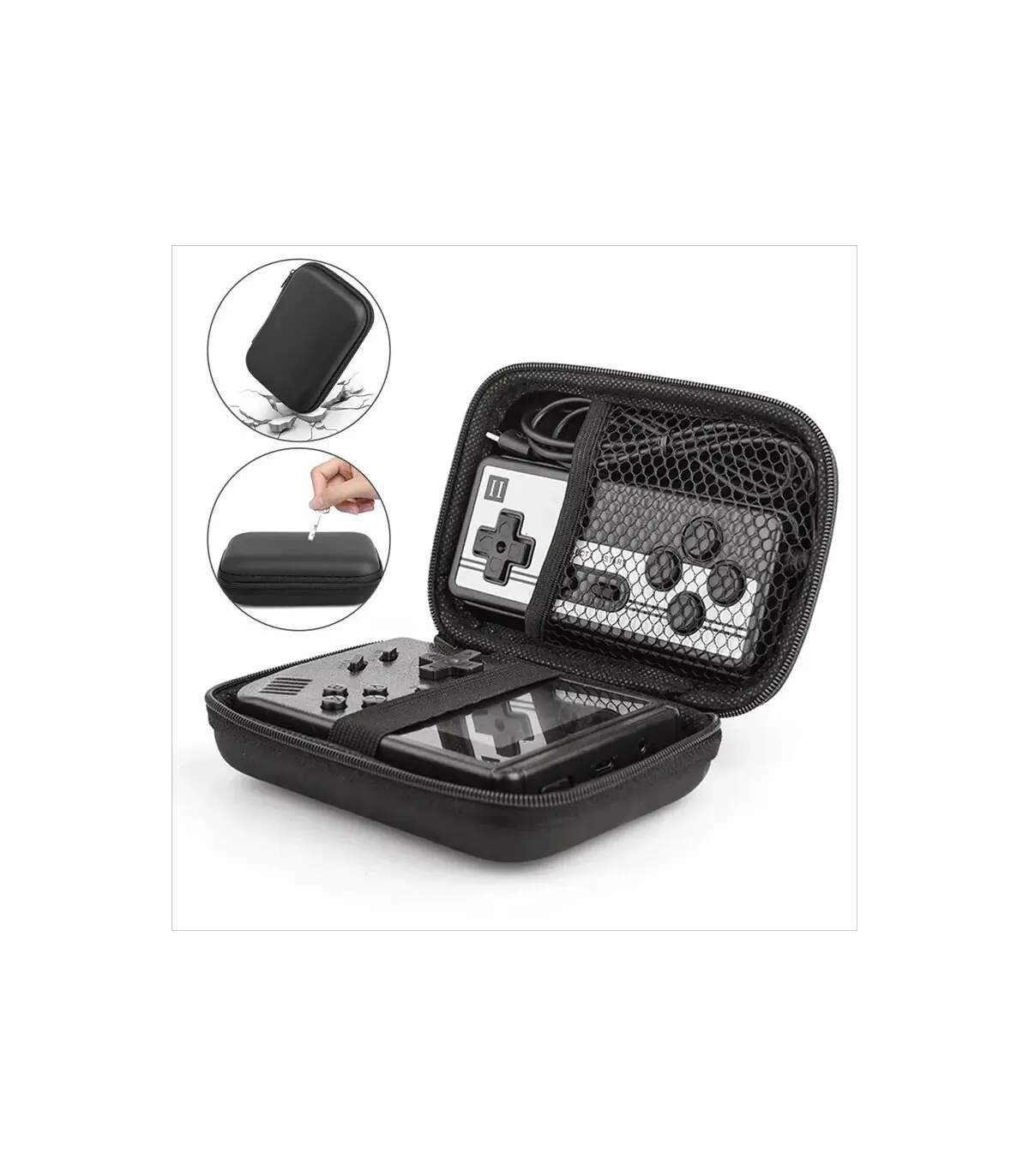 [Green 2 Player Kit] Console de jeux d\'arcade rétro classique intégrée, portable, plus de 500, 