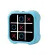 [Blue 1PCS] Jeu électronique TIC-TAC-TOE 3 en 1, consoles de jeux d\'échecs à boulons, jouets Pu