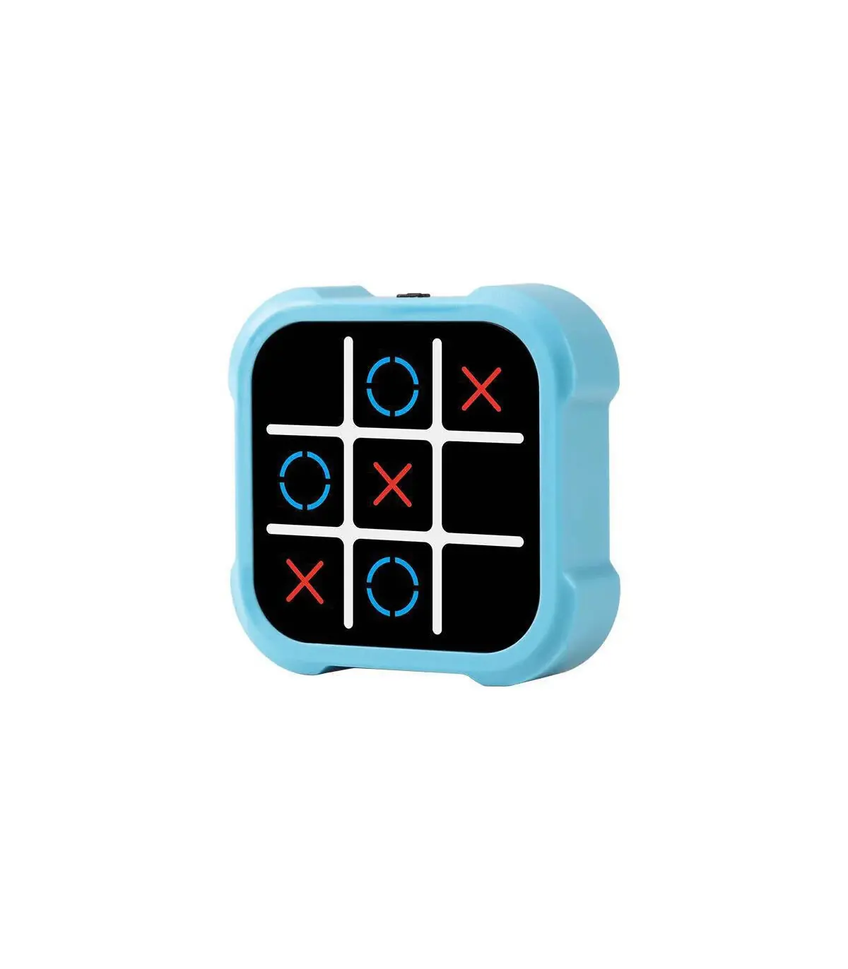 [Blue 1PCS] Jeu électronique TIC-TAC-TOE 3 en 1, consoles de jeux d\'échecs à boulons, jouets Pu