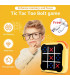 [Blue 3PCS] Jeu électronique TIC-TAC-TOE 3 en 1, consoles de jeux d\'échecs à boulons, jouets Pu