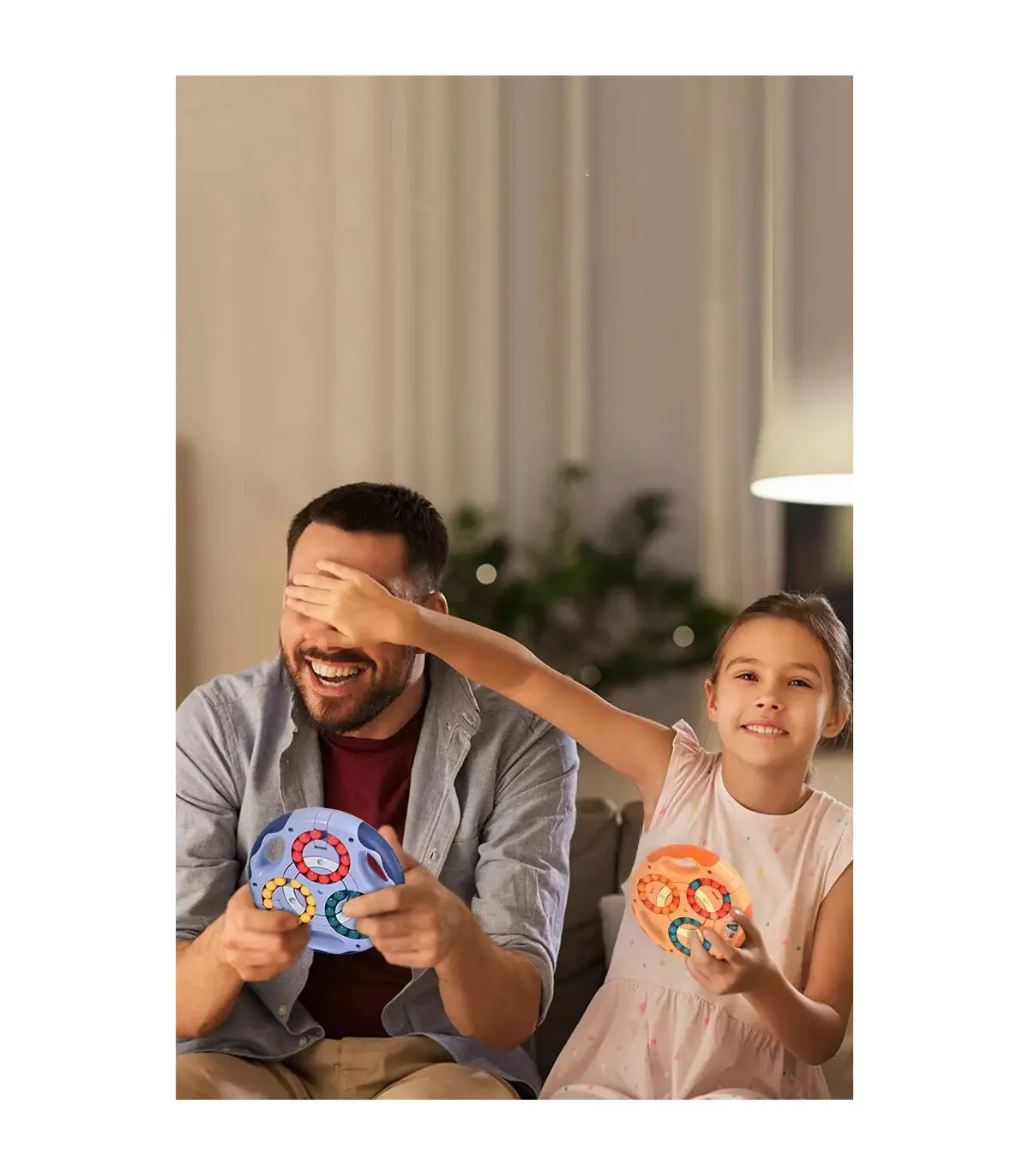 [AD-1] Haricots magiques rotatifs 3 en 1 pour enfants, Cube du bout des doigts, jouets pour enf