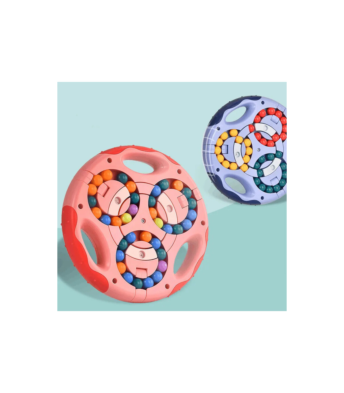 [AD-1] Haricots magiques rotatifs 3 en 1 pour enfants, Cube du bout des doigts, jouets pour enf