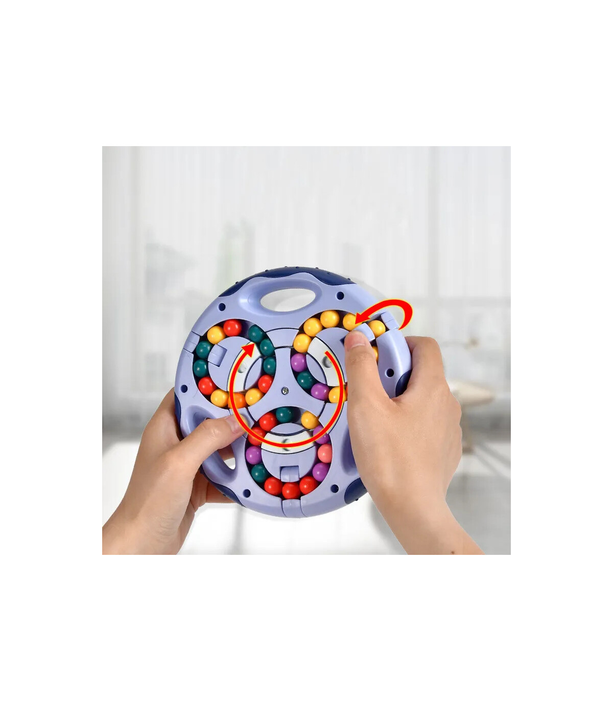 [AD-3] Haricots magiques rotatifs 3 en 1 pour enfants, Cube du bout des doigts, jouets pour enf