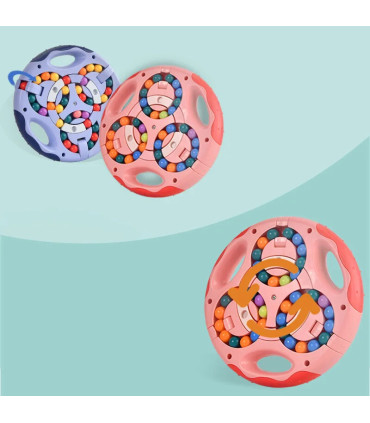 [AD-3] Haricots magiques rotatifs 3 en 1 pour enfants, Cube du bout des doigts, jouets pour enf