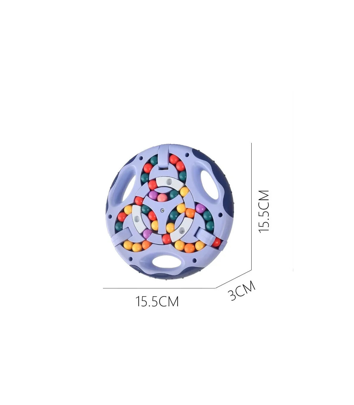 [AD-3] Haricots magiques rotatifs 3 en 1 pour enfants, Cube du bout des doigts, jouets pour enf