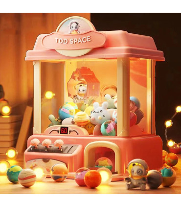 [Pink] Machine à beurre à griffes bricolage pour enfants, jeu à pièces, pince à beurre, jouets 