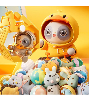 [Blue] Machine à beurre à griffes bricolage pour enfants, jeu à pièces, pince à beurre, jouets 