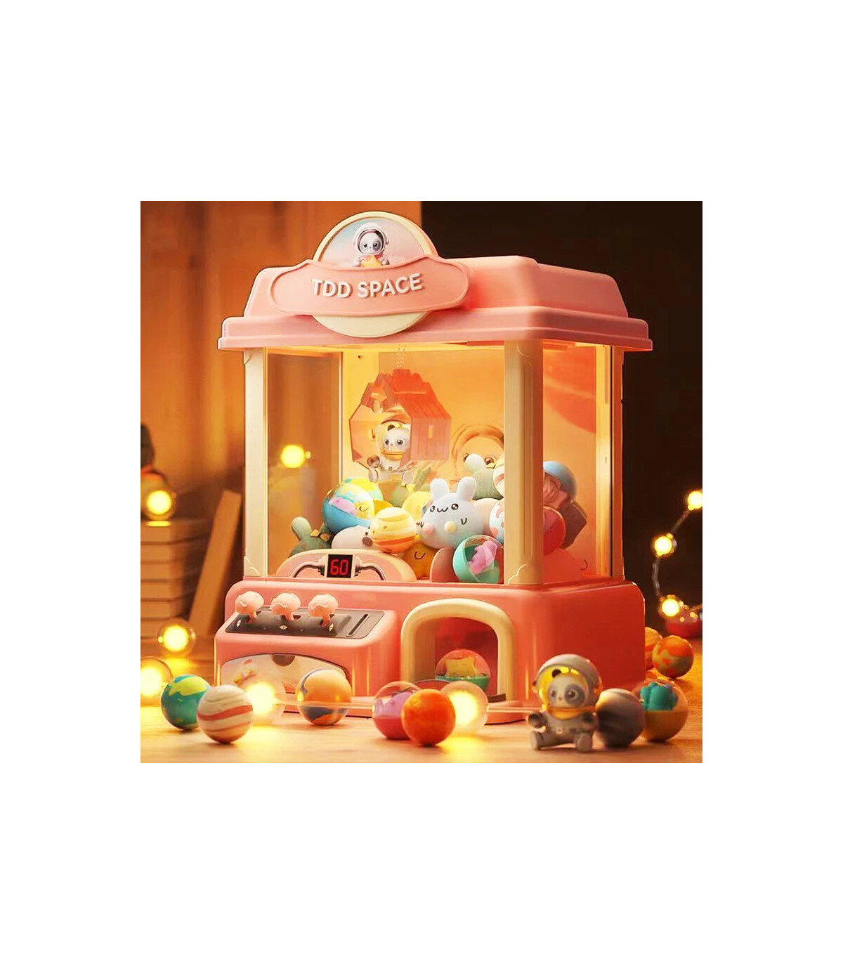 [30 pcs dolls] Machine à beurre à griffes bricolage pour enfants, jeu à pièces, pince à beurre,