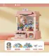 [Pink 1] Machine de jeu de poupée à pièces de monnaie, Mini griffes attrapées, jouets interacti