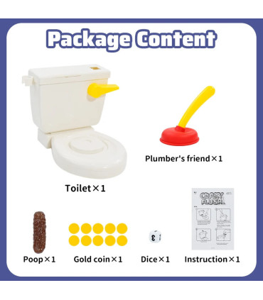 [A] Jouet amusant pour tours de toilettes, jeu de fête, jeux de société de décompression, chass
