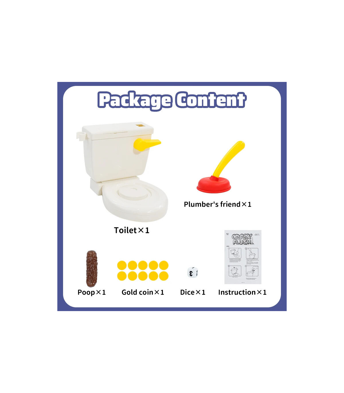 [A] Jouet amusant pour tours de toilettes, jeu de fête, jeux de société de décompression, chass