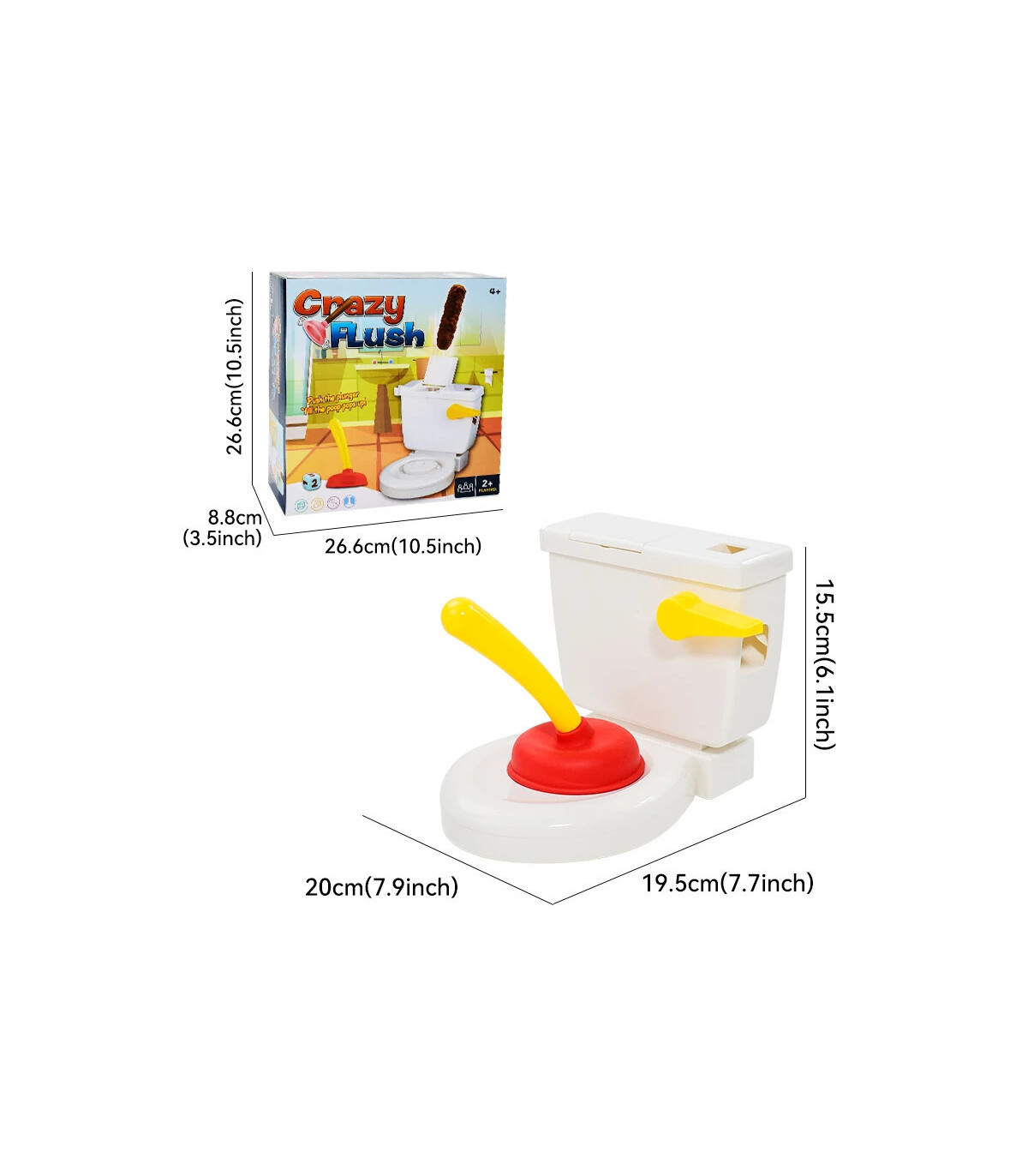 [A] Jouet amusant pour tours de toilettes, jeu de fête, jeux de société de décompression, chass