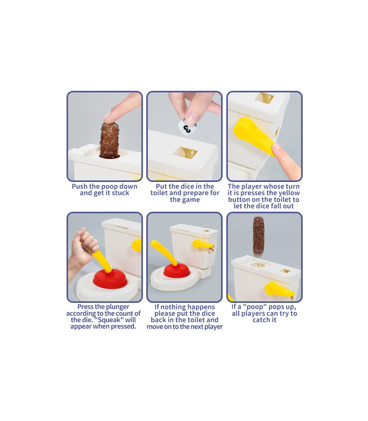 [B] Jouet amusant pour tours de toilettes, jeu de fête, jeux de société de décompression, chass