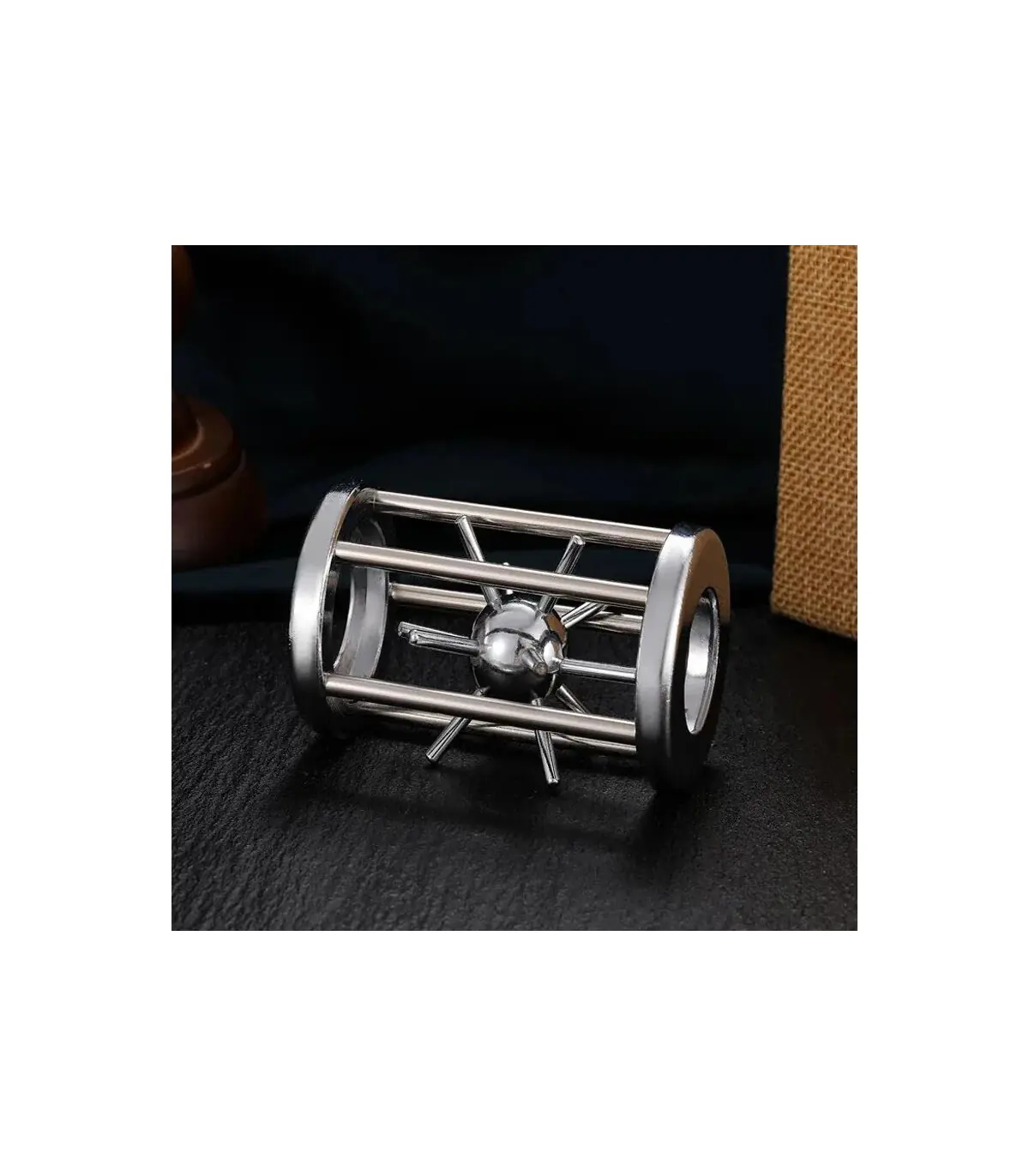 [Longzhongquci1] Star Metal Casse-tête pour enfants et adultes, Lock Unlock, IQ Challenge Games